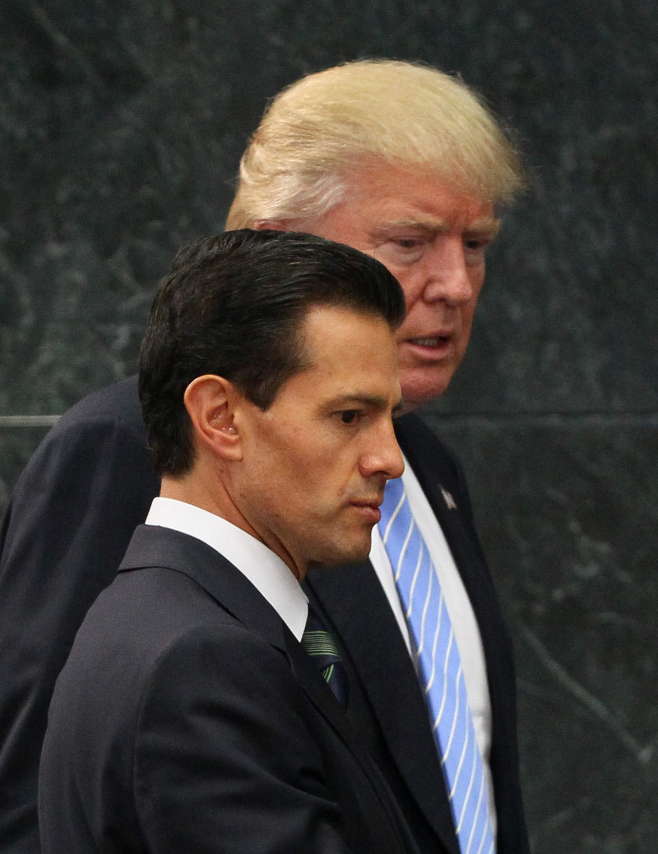 The Washington Post reveló este día las transcripciones de la charla entre Donald Trump y Peña Nieto en enero. (ARCHIVO) 