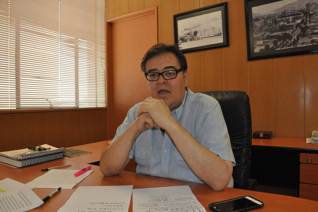 Planeación. El director del Implan, Eduardo Holguín, señaló que se requiere de implementar la Visión Cero en Torreón. (FABIOLA P. CANEDO)