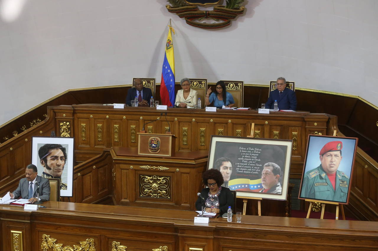 La presidenta de la Constituyente, Delcy Rodríguez, ratifica a CNE.