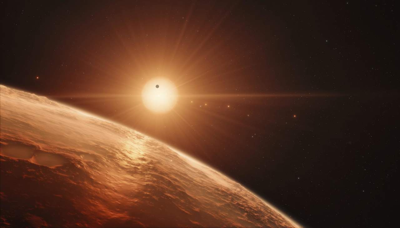 Burgasser y el investigador adjunto del programa de Exploración Exoplanetaria de la NASA, Eric Mamajek, confirmaron que TRAPPIST-1 es relativamente tranquila comparada con otras estrellas enanas ultra-frías. (ARCHIVO)