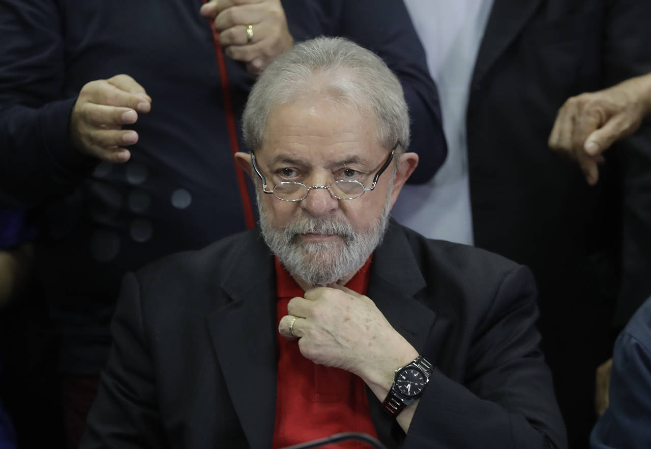 Alza la voz. Lula hizo una amplia defensa de la autonomía de América Latina en el discurso que pronunció en Sao Bernardo do Campo. (EFE)