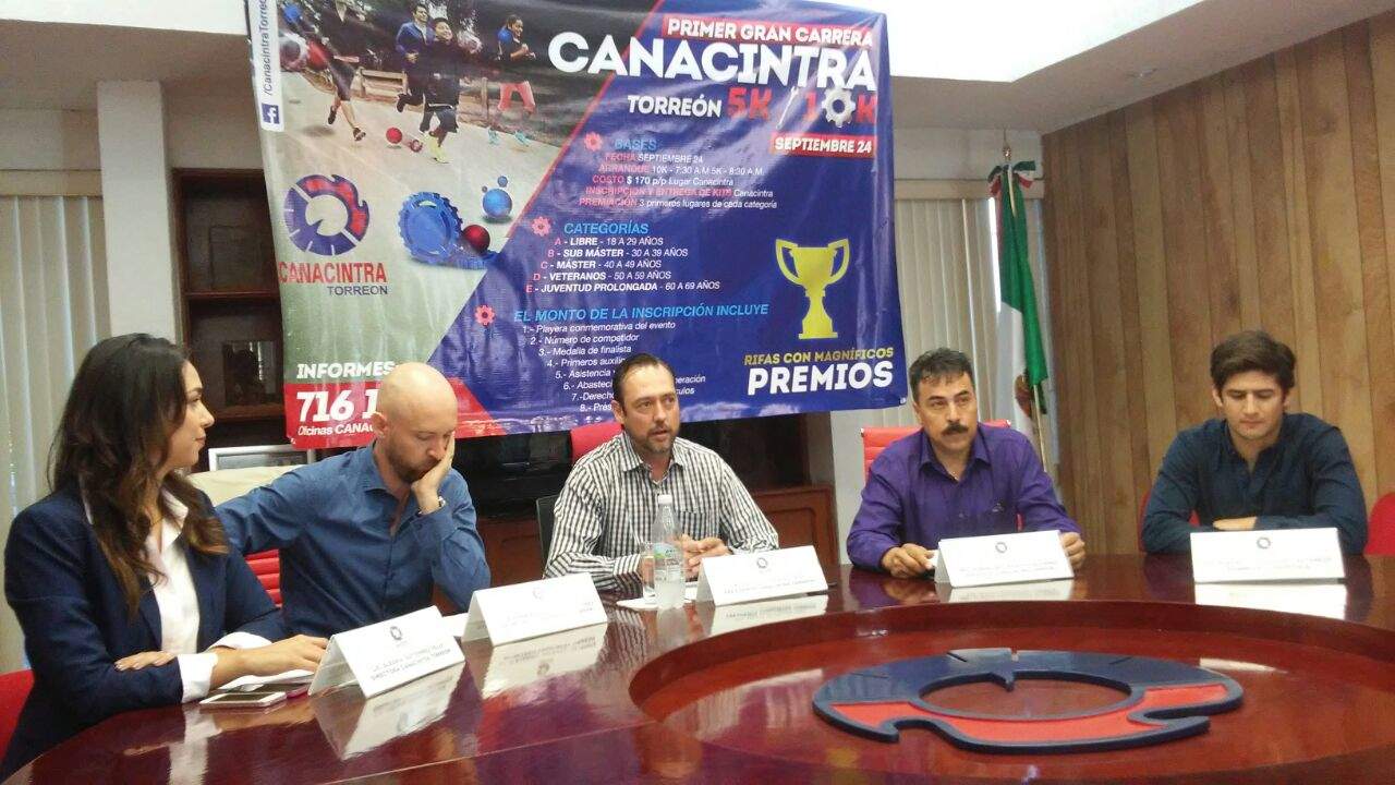 En conferencia de prensa, fueron anunciados todos los pormenores de la competencia del próximo domingo 24 de septiembre en esta ciudad. Canacintra presenta su primera carrera atlética