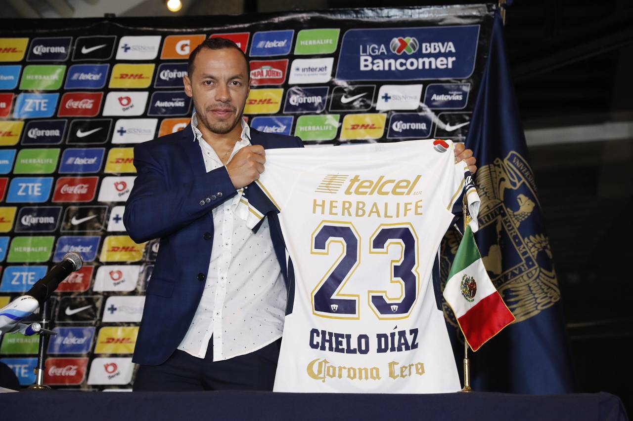 Los Pumas ofrecieron una rueda de prensa ayer para presentar al mediocampista chileno Marcelo Díaz, como su refuerzo. 