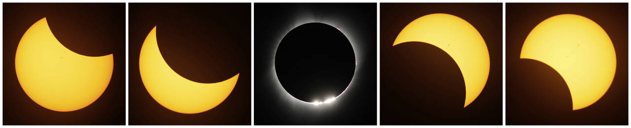 Estadounidenses siguieron el eclipse de costa a costa. El acontecimiento tardó una hora y media en recorrer el cielo desde la costa del Pacífico de Estados Unidos, donde comenzó a las 10:15 hora local, a la del Atlántico, donde acabó en torno a las 14.45 hora local. 
