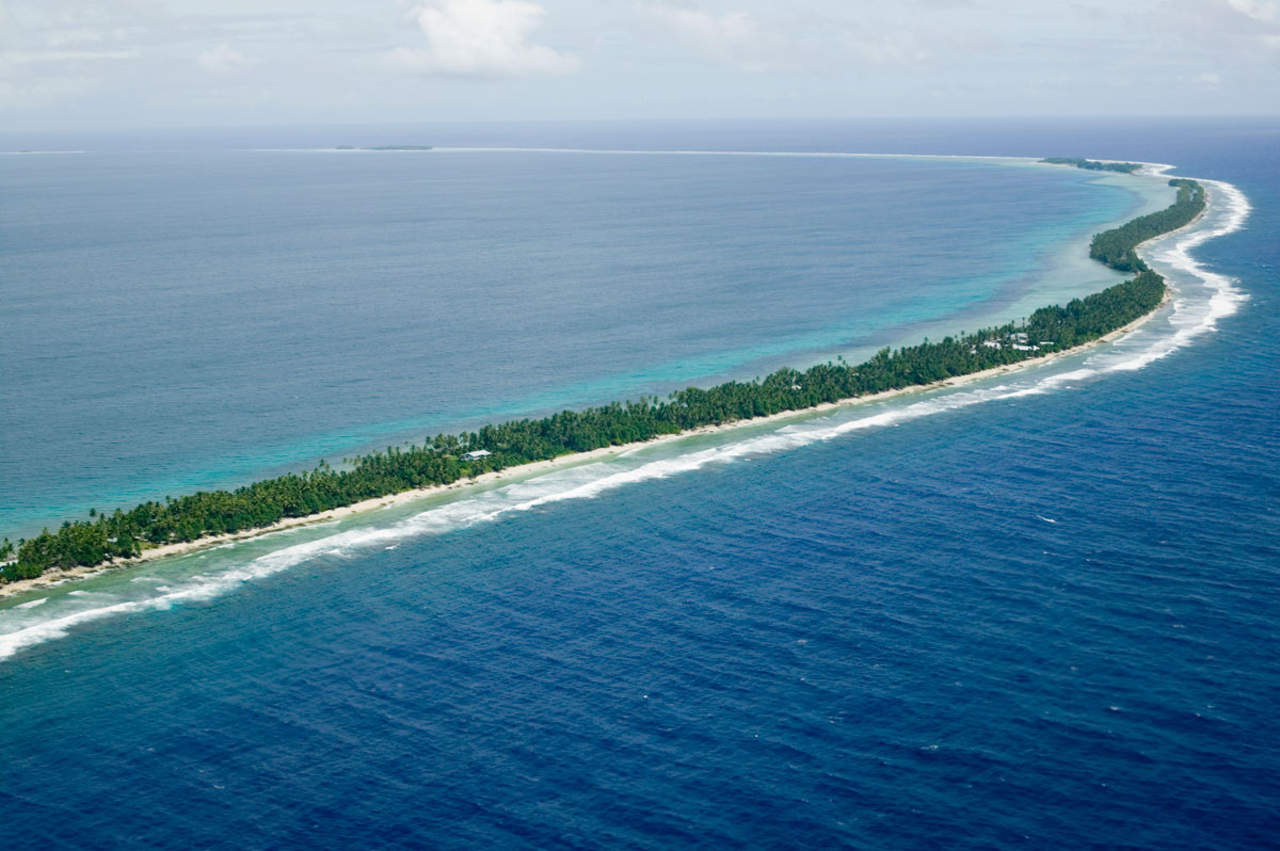 A pesar de su atractivo turístico, la gente casi no viaja a Tuvalu. (INTERNET)
