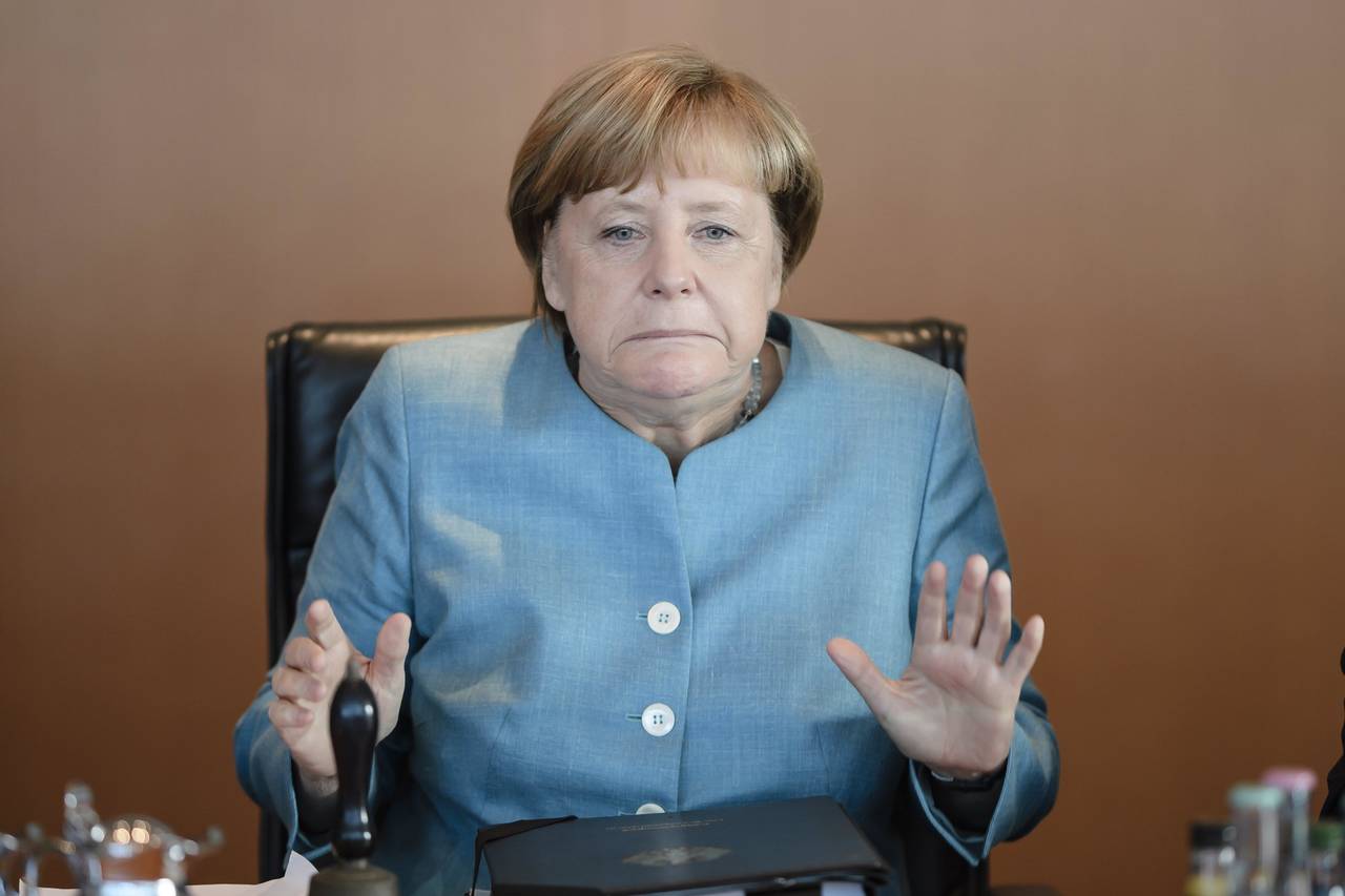 En evento. Merkel criticó la decisión de Estados Unidos de no ocuparse del mundo, sino sólo de sí mismo. (EFE)