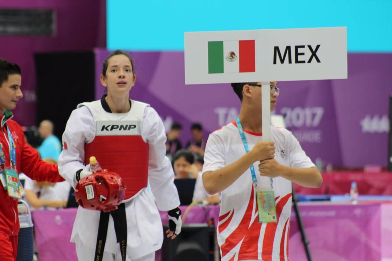 Las taekwondoínes Itzel Manjarrez en -49 kilogramos y Victoria Heredia en -67 kilogramos, ganaron medalla de bronce en la Universiada Mundial.