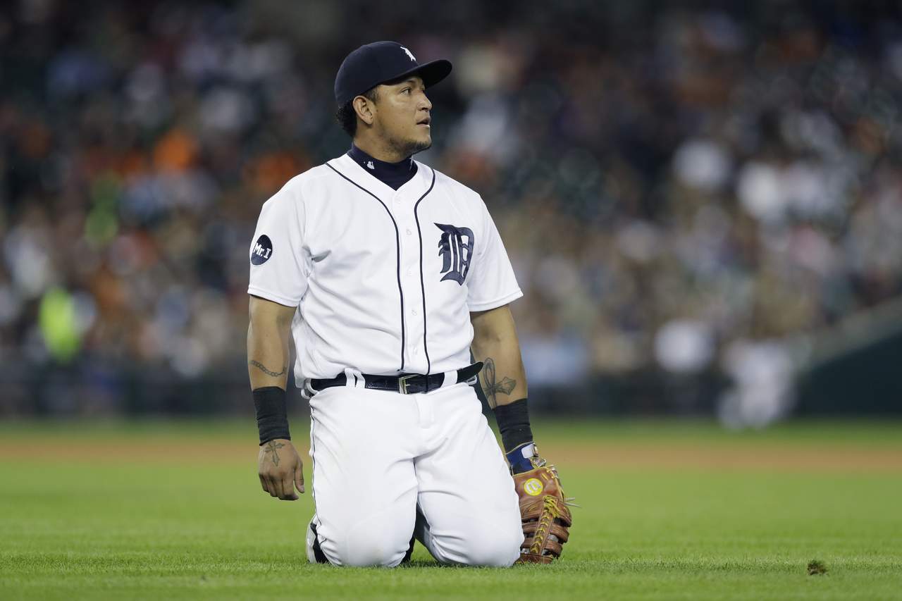 Miguel Cabrera, suspendido siete partidos por bronca. (AP)