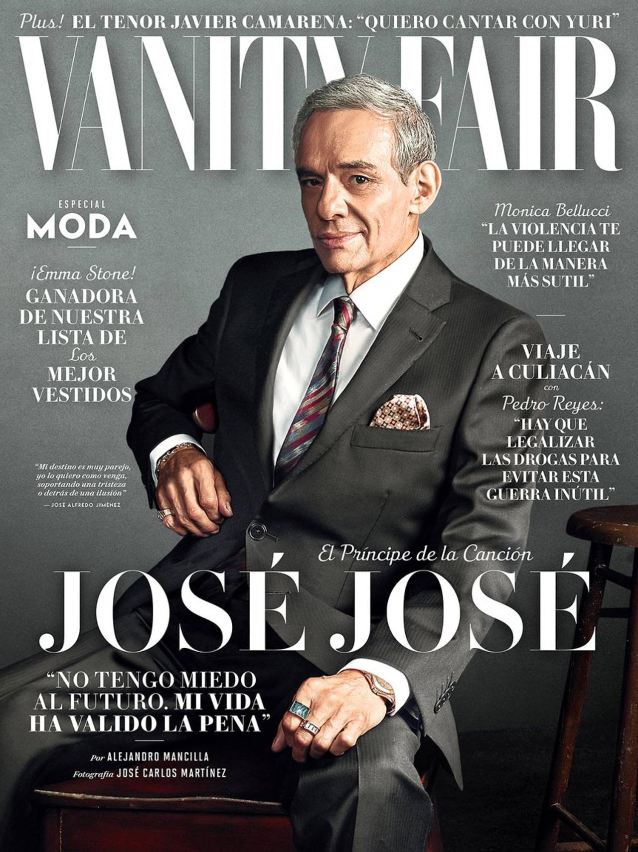 Reconocimiento. La revista Vanity Fair le dedicó la portada al cantante en su edición de septiembre, donde habla sobre su vida. (ESPECIAL)
