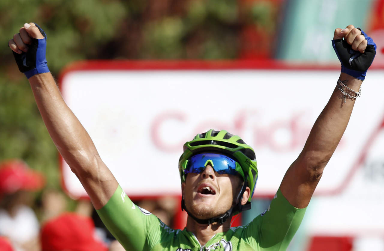 Matteo Trentin ganó su tercera etapa en esta Vuelta a España. (EFE)