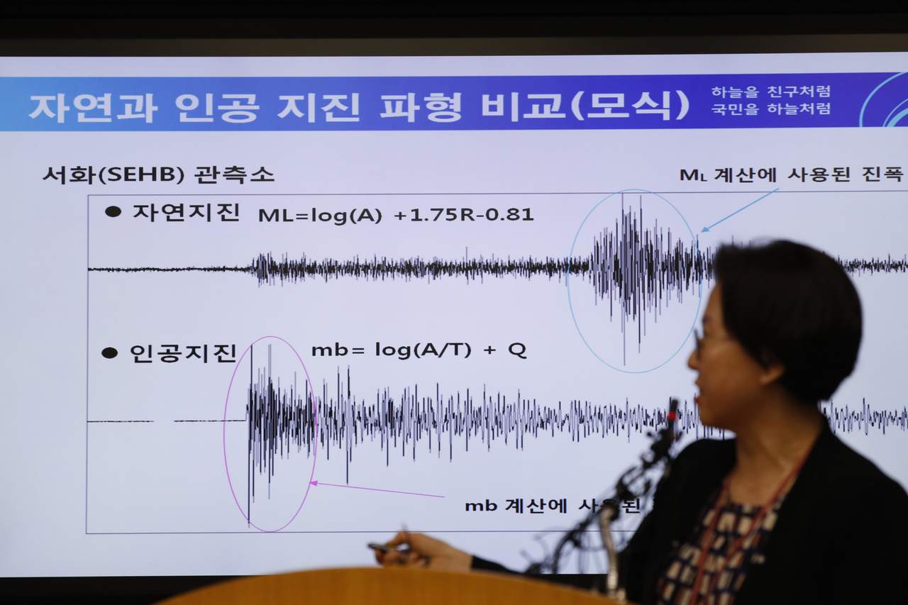 Un sismo artificial, de magnitud 5.7, fue detectado a las 12:29 hora local cerca de Punggye-ri, en el área nororiental del país. (EFE)
