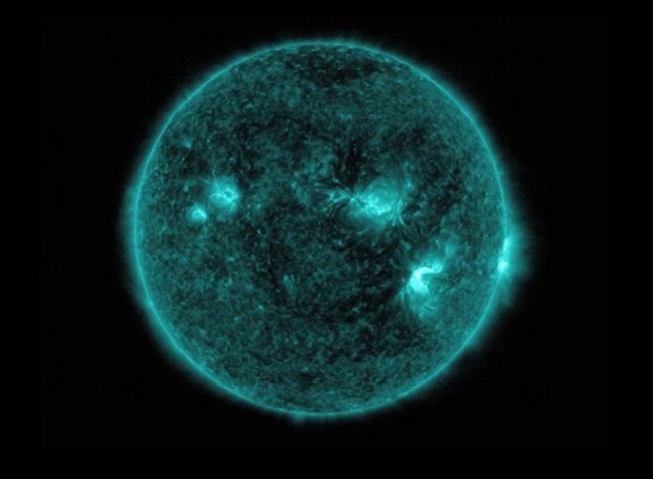 La de las 8 de la mañana fue la mayor fulguración solar en 12 años de observación. (INTERNET)
