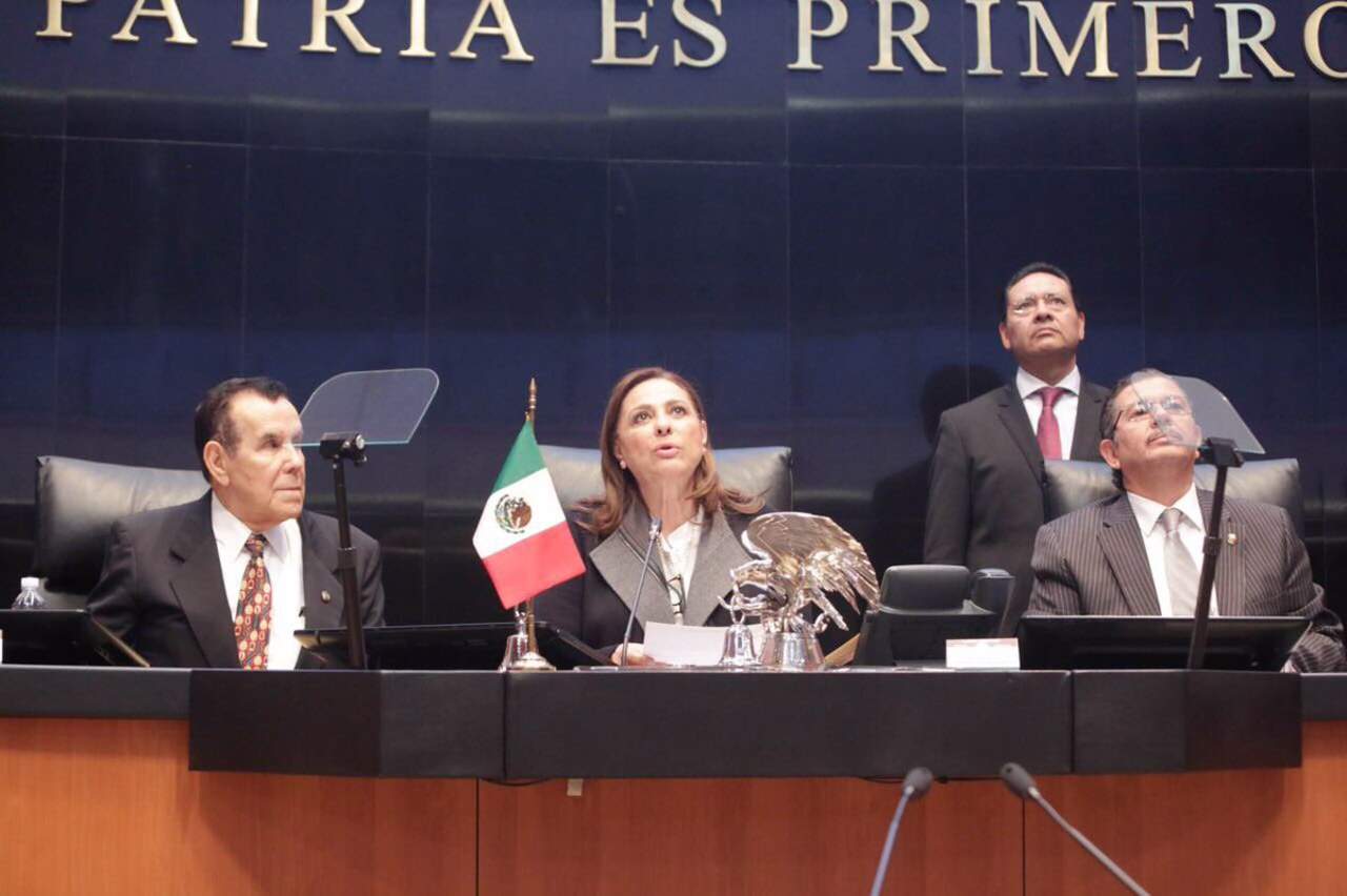 Instalaron la Junta de Coordinación Política de la Cámara Alta para el último año de la 63 Legislatura, que presidirá la senadora Ana Lilia Herrera (PRI). (TWITTER)