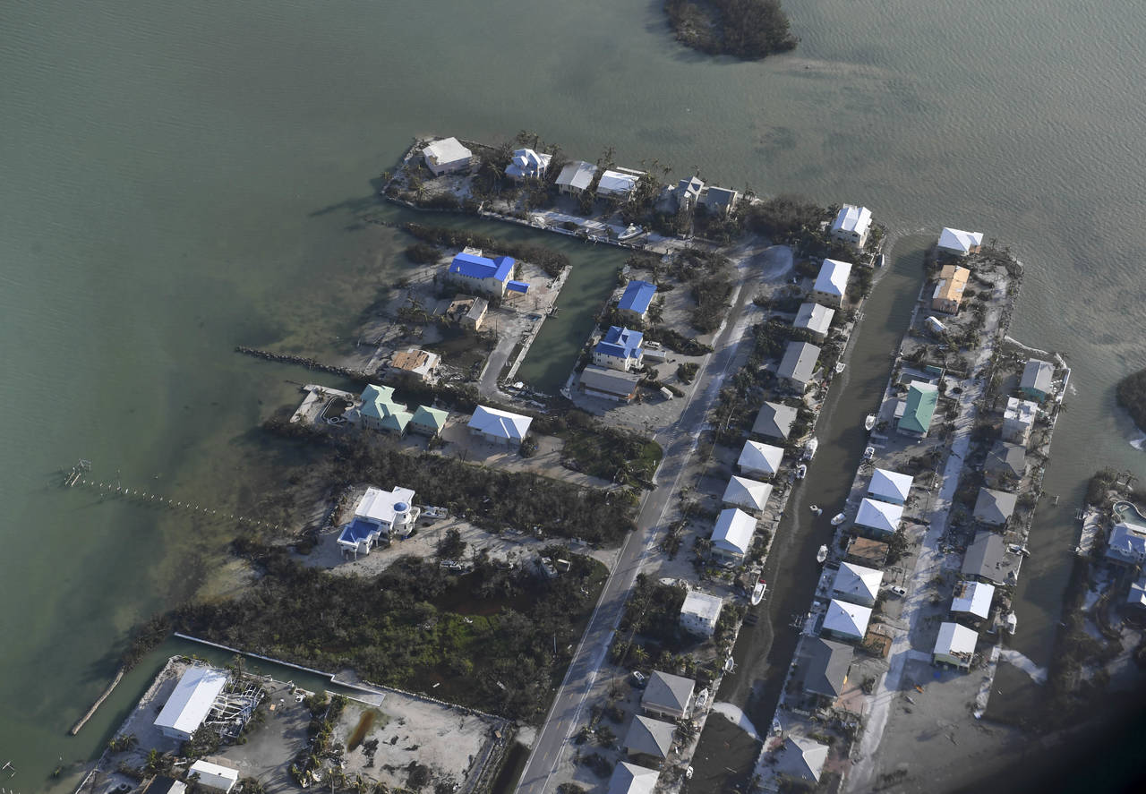 Furia. El huracán dejó a los Cayos en una situación de emergencia, según el gobernador Rick Scott. (AP)