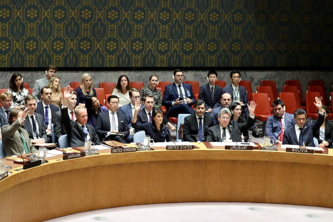 Votación. El Consejo de Seguridad de la ONU votó ayer la resolución acerca de las sanciones contra Corea del Norte. (EFE)