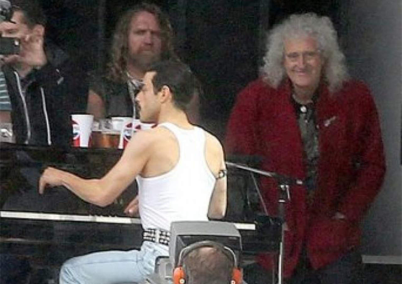 Se filtra video de Rami Malek interpretando a Freddie Mercury