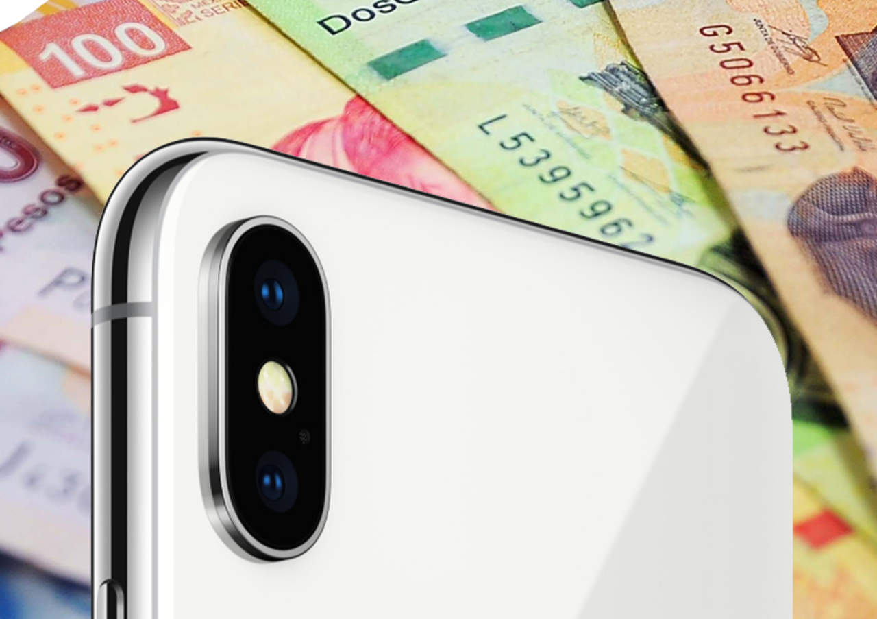 El nuevo iPhone X en su versión más elevada, tiene un costo de 27 mil pesos mexicanos. (ESPECIAL)