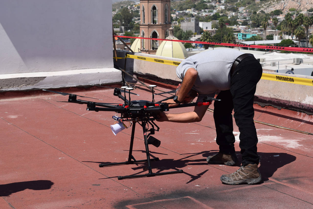Apoyo. Autoridades consideran el uso de drones en labores de seguridad y apoyo policial. 