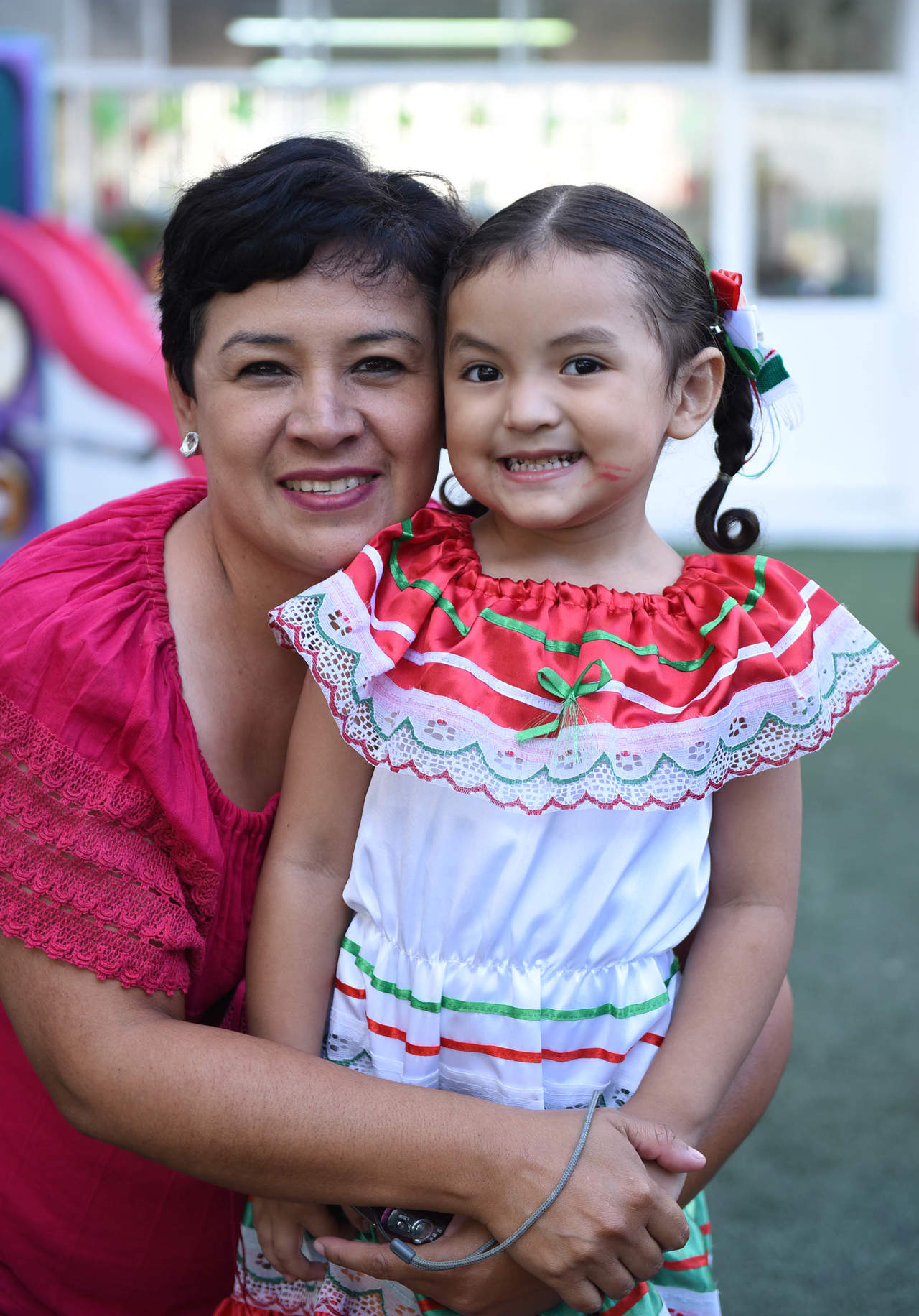 Cecilia con su hija, Sara Lucía.
