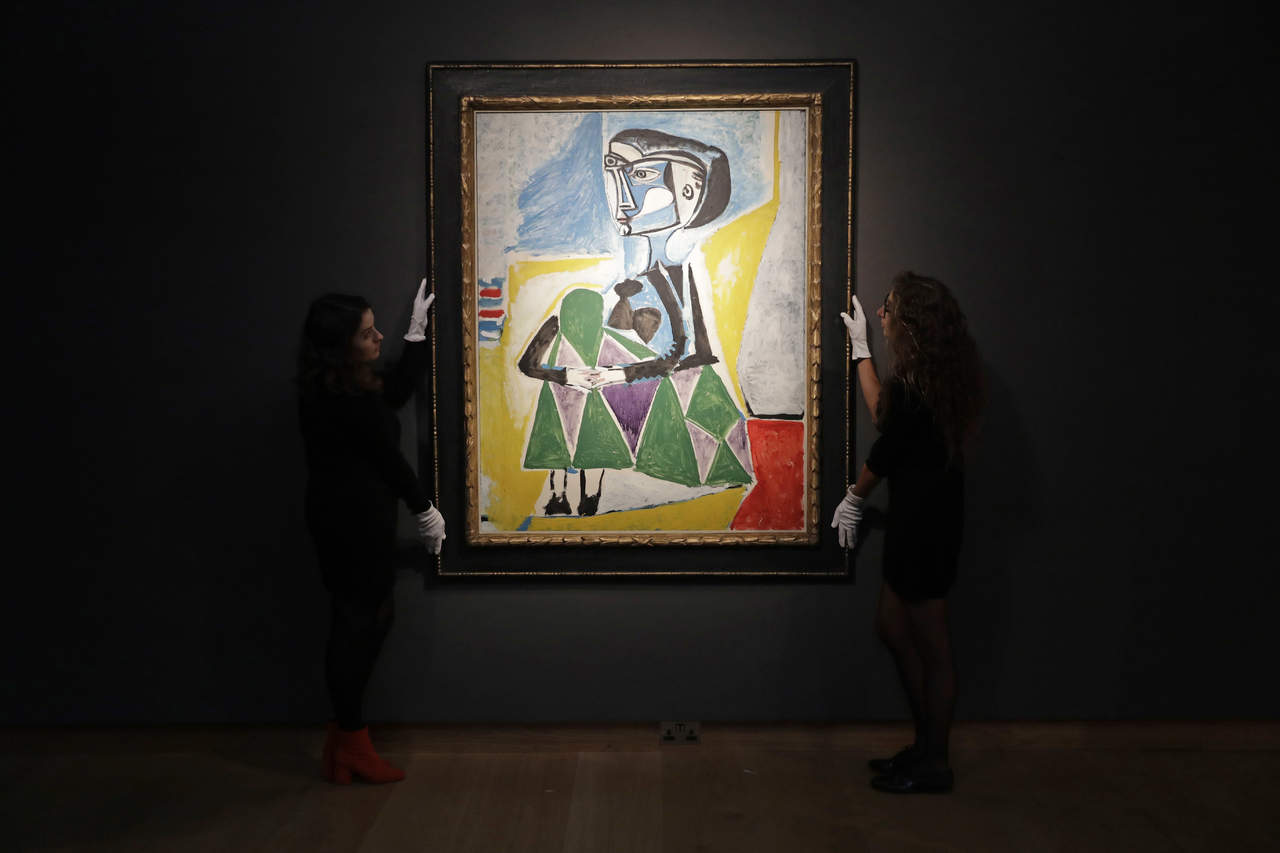 Mujer agachada (Jacqueline), de Pablo Picasso