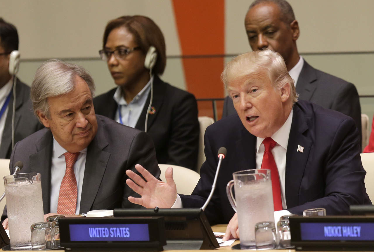 'En años recientes, la ONU no ha alcanzado su pleno potencial a causa de burocracia y mala gestión', dijo Trump en su primer discurso en la sede de la organización. (AP)