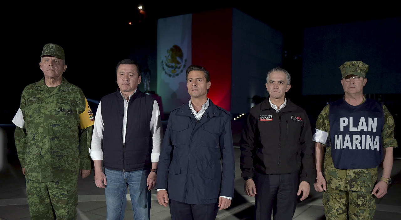 Peña Nieto dirigió ayer un mensaje a la nación. (EFE) 