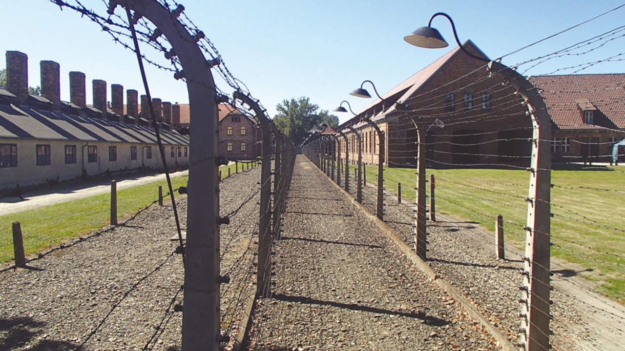 Campos de concentración en Auschwitz, Polonia.