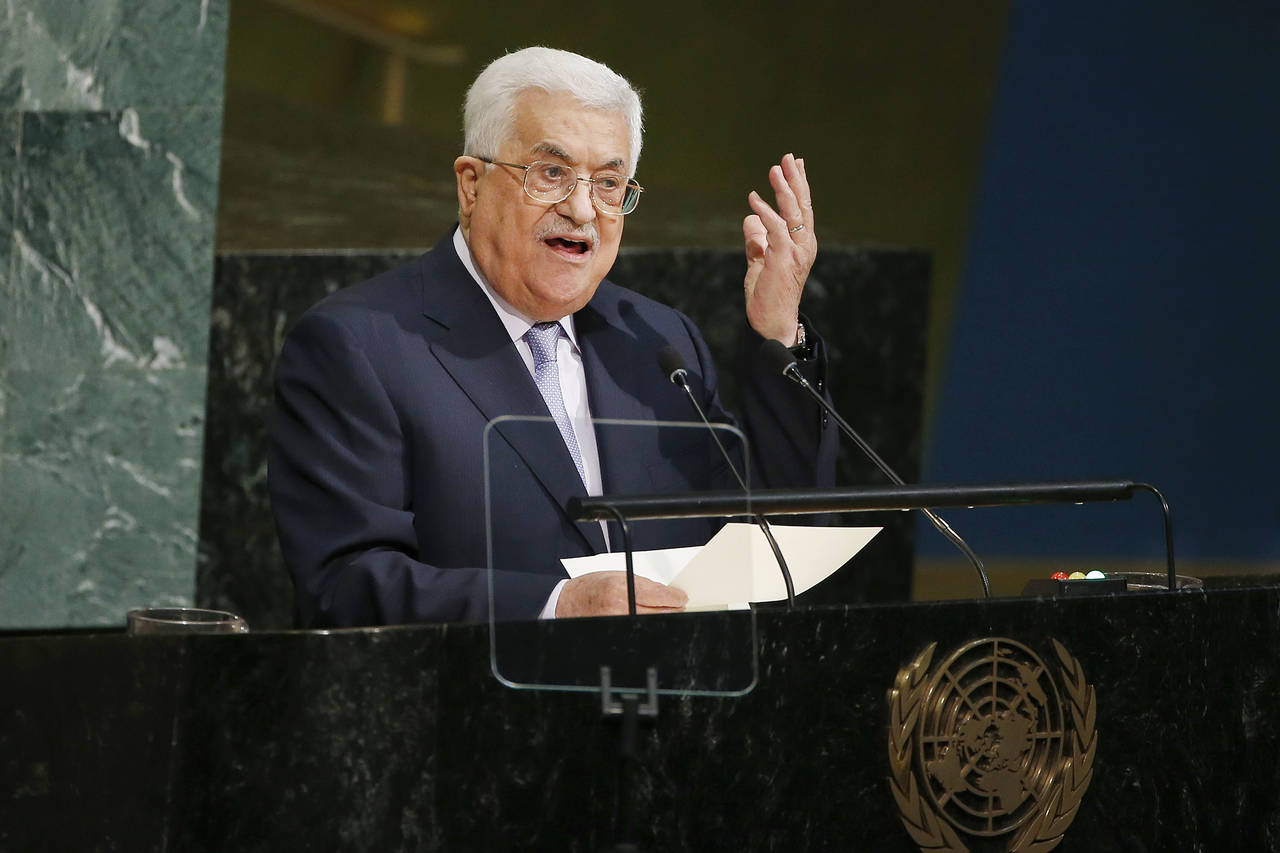 Apoya. Abbas retomó la propuesta de la ONU. (AP)