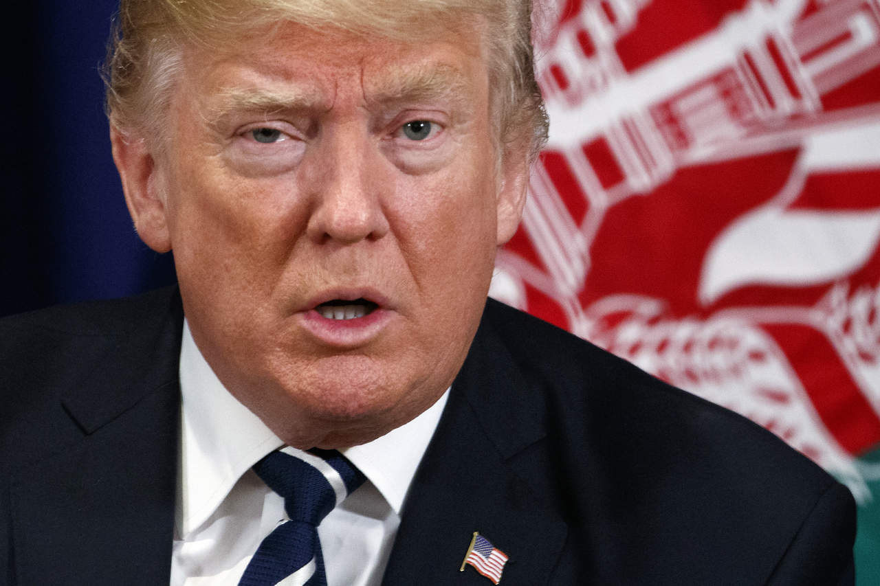 'Vamos a imponer más sanciones a Corea del Norte', dijo Trump, sin dar más detalles, al comienzo de su reunión en Nueva York con el presidente afgano, Ashraf Ghani. (AP)