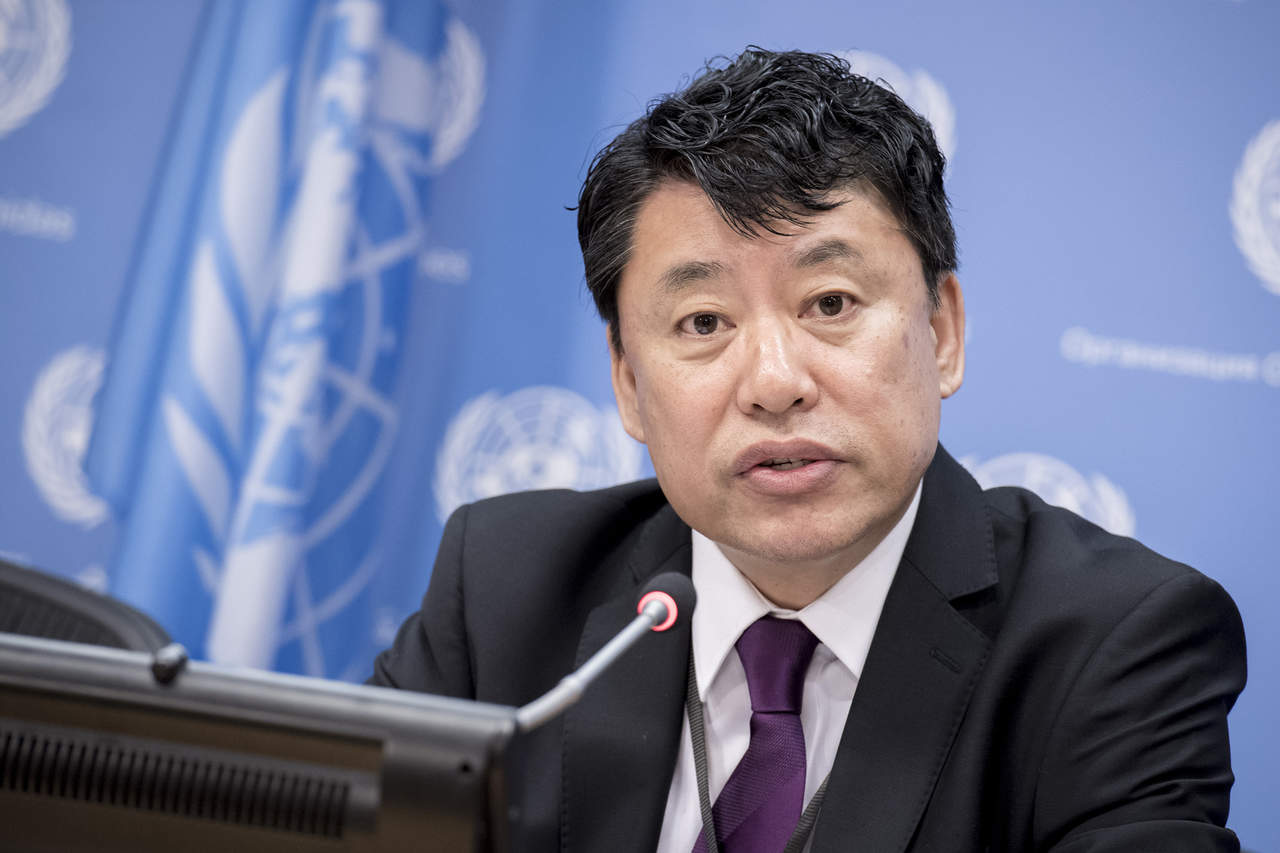 'Podría tratarse de la más poderosa de las detonaciones de una bomba H en el Pacífico', dijo Ri a medios surcoreanos congregados en su hotel de Nueva York, donde se encuentra para asistir a la Asamblea General de la ONU. (ARCHIVO)