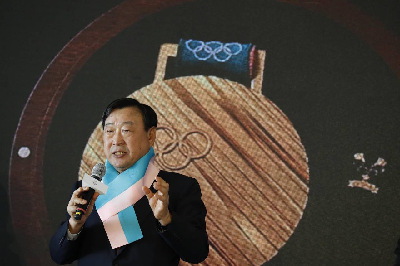 El presidente del Comité Organizador de Pyeong Chang para los Juegos Olímpicos y Paraolímpicos de Invierno de 2018. 