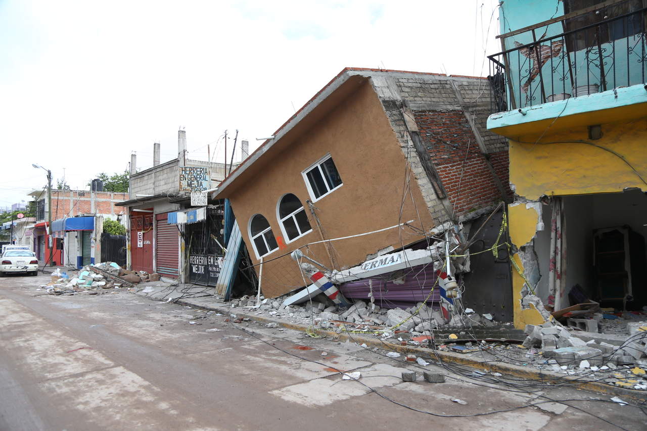 Jojutla es uno de los municipios más afectados por el sismo. (JOSÉ RODRÍGUEZ)