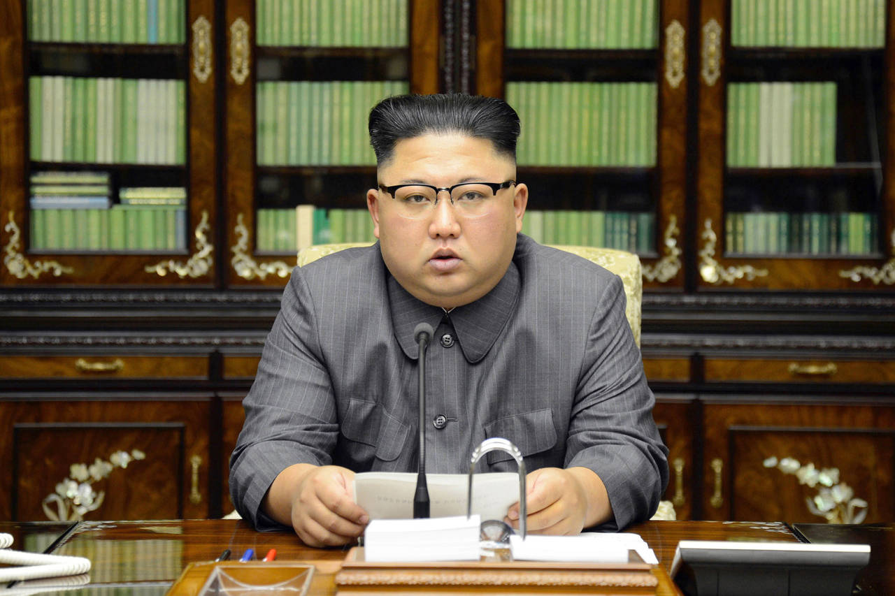 Respuesta. El gobierno de Kim Jong-un se lanzó en contra de la postura de Trump. (AP)