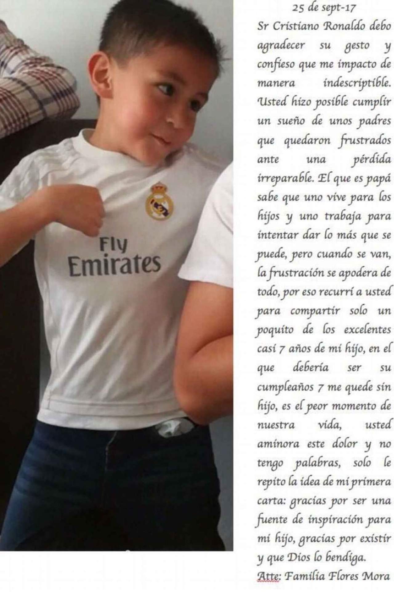 Papá de Santiago le respondió a Cristiano Ronaldo