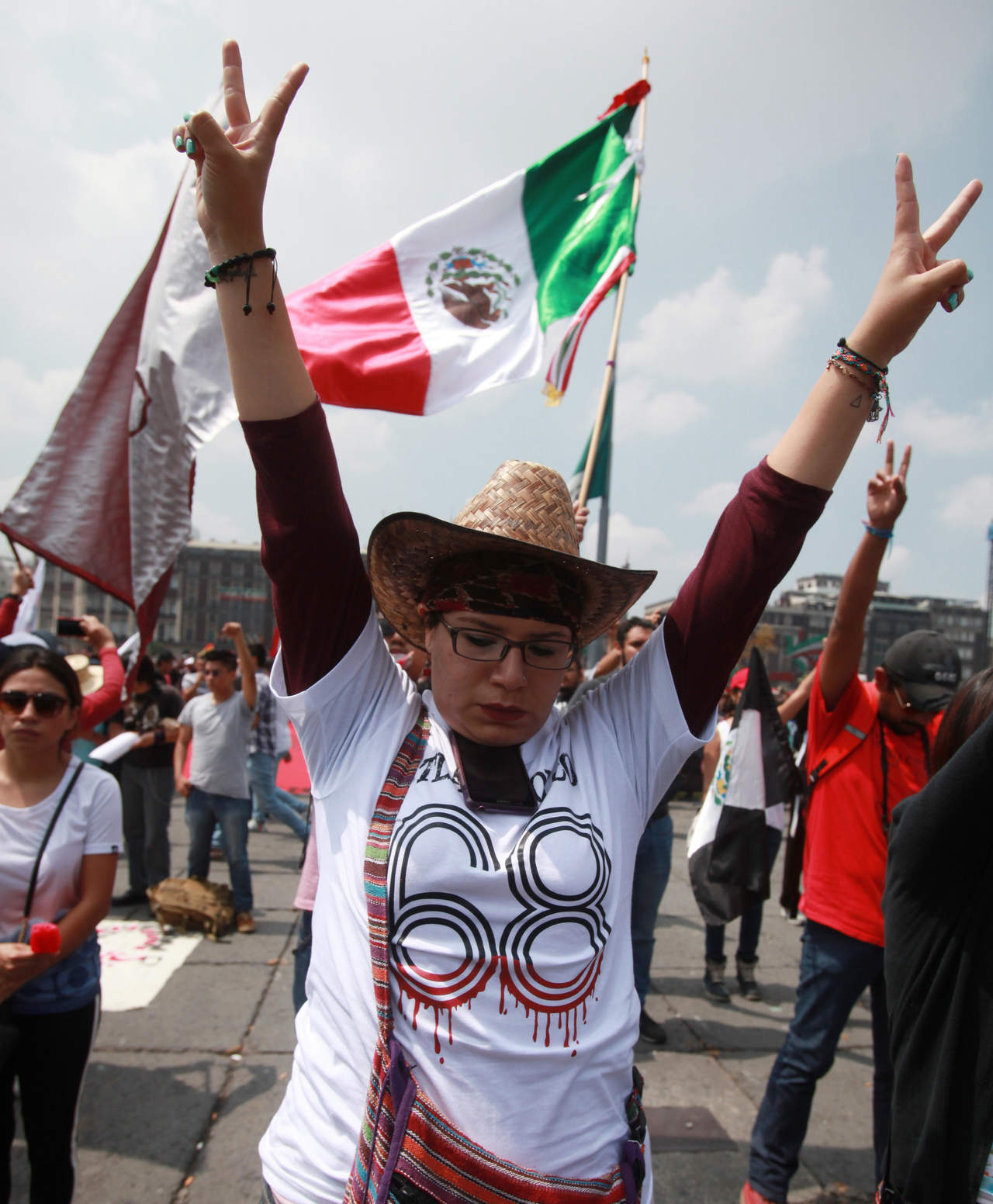 La Secretaría de Seguridad Pública de la Ciudad de México aplica un operativo de seguridad con motivo de la conmemoración del 49 aniversario del 2 de octubre. (ARCHIVO)