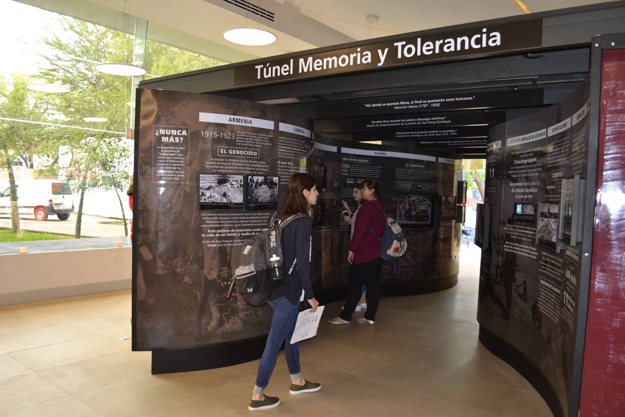 Muestra. La Universidad La Salle Laguna abre al público en general, el Túnel del Museo de Memoria y Tolerancia. (EL SIGLO DE TORREÓN) 