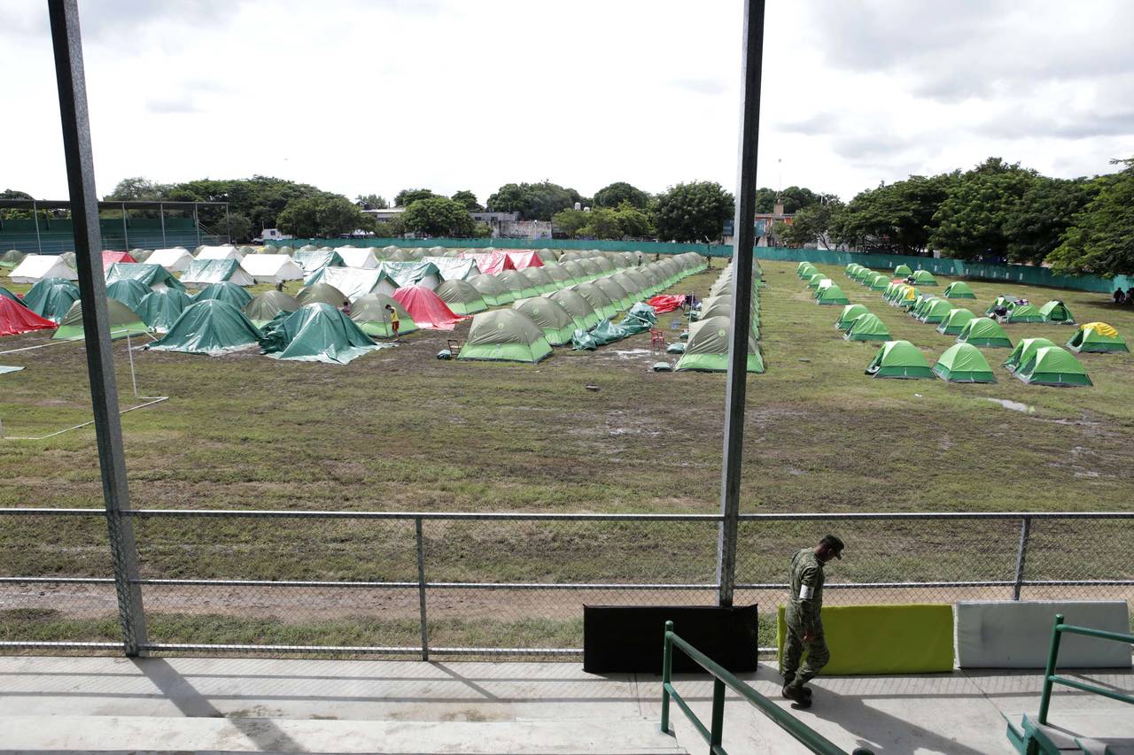 Complicado. Las tensiones van en aumento en algunos de los campamentos implementados en el Istmo del Tehuantepec.