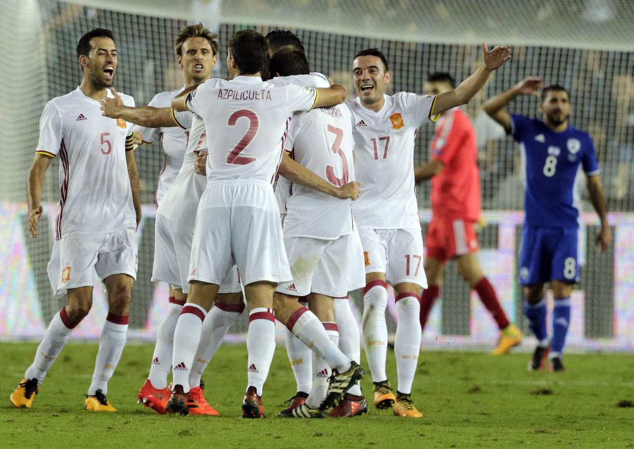 España cerró la eliminatoria con 28 puntos de 30 posibles en el grupo G. (EFE)