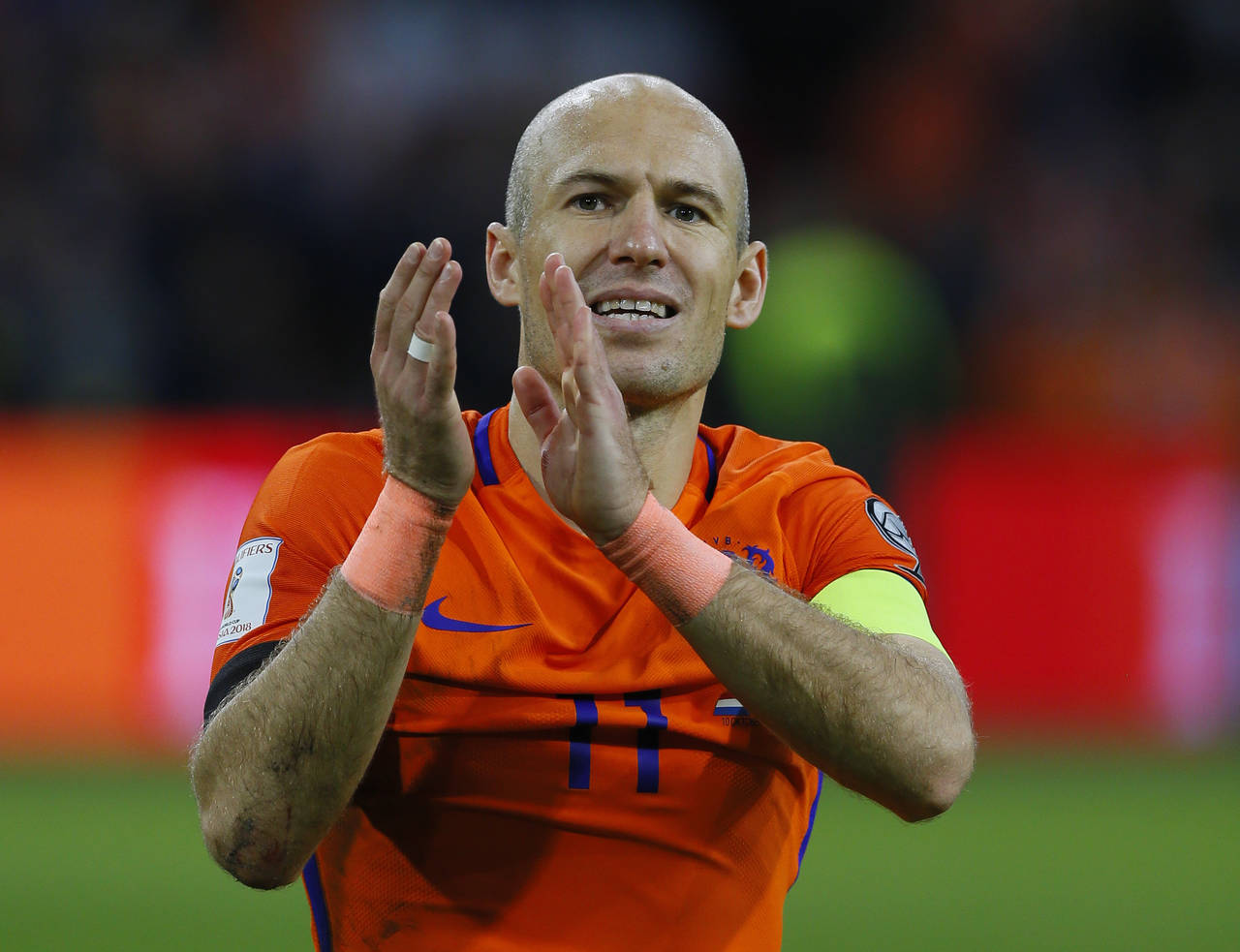 El jugador holandés dijo adiós ayer a la selección de su país. Robben se despide tras ser eliminado