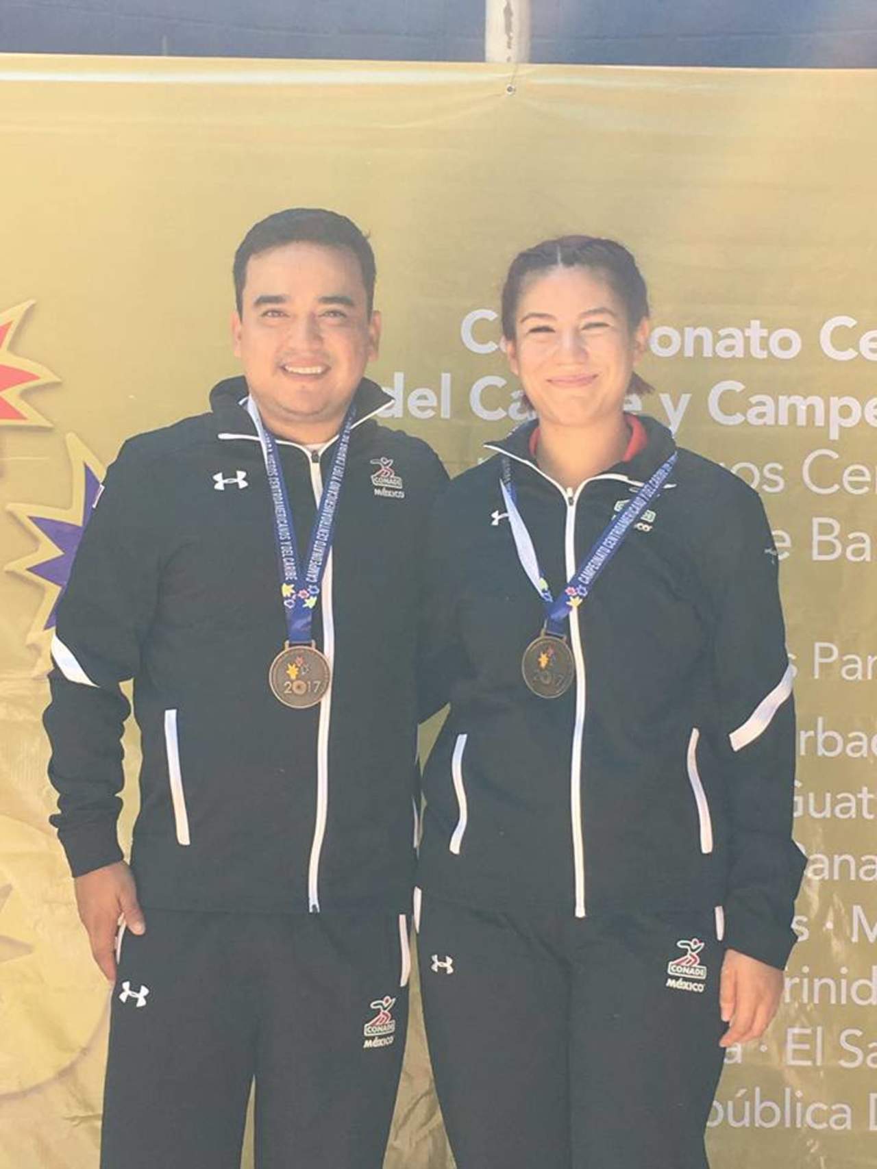 Volvió a subir al podio de medallistas del Campeonato Centroamericano que otorga plaza para los Juegos Centroamericanos y del Caribe de 2018. (ESPECIAL)