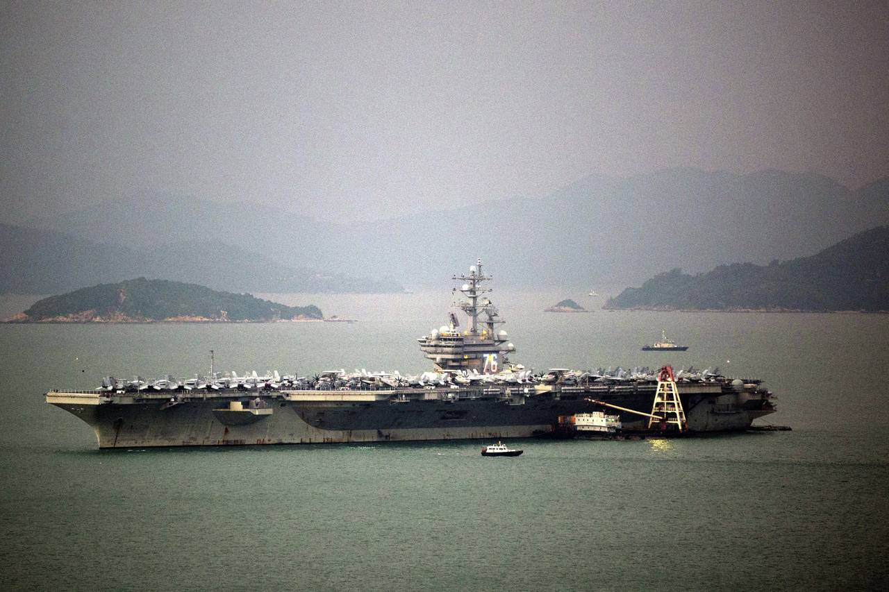 Advertencia. El portaaviones USS Ronald Reagan se encuentra en la península coreana. (ARCHIVO)