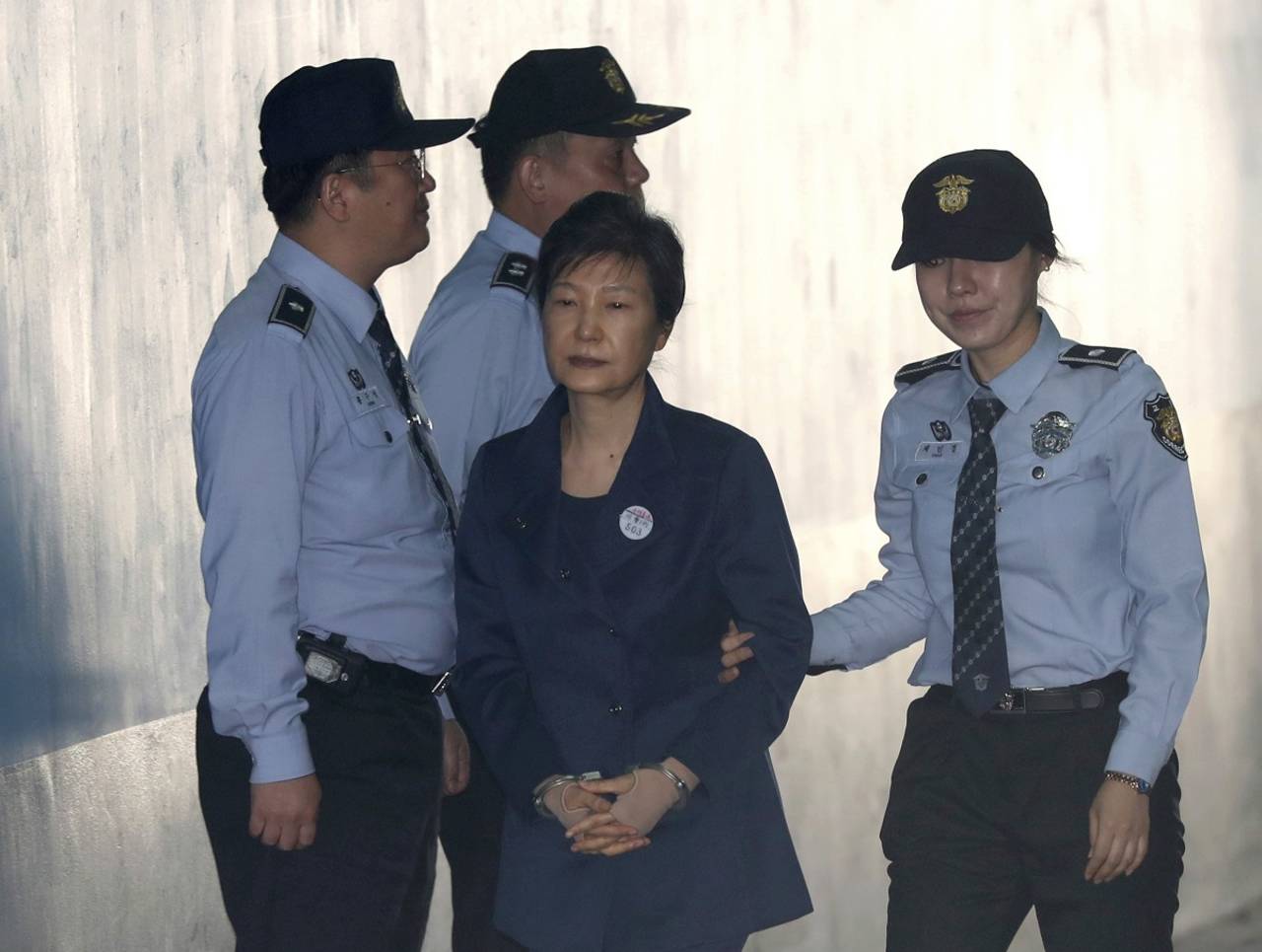 La expresidenta surcoreana rechazó el juicio de corrupción. (AP)