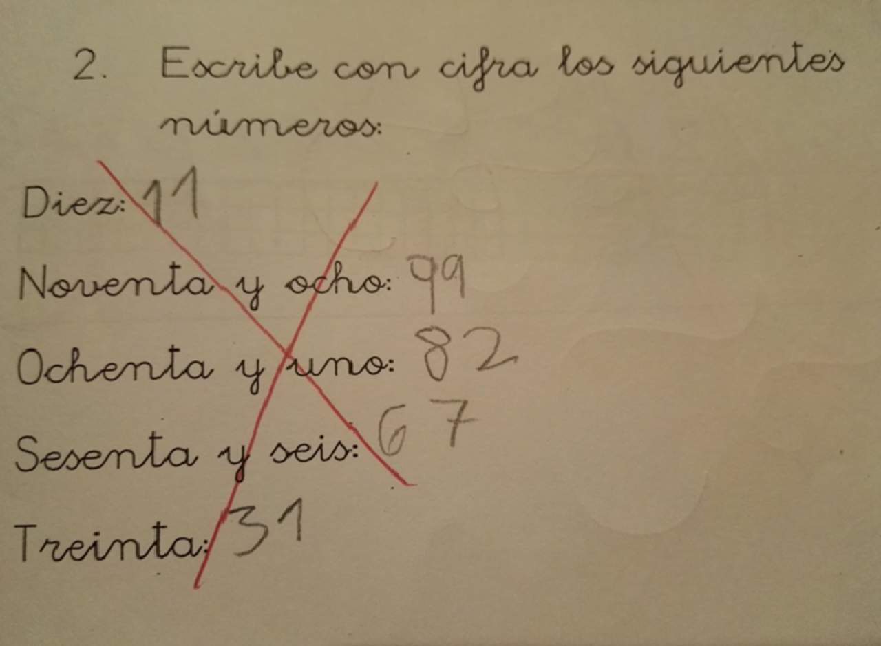 Respuesta de un niño a ejercicio de matemáticas se hace viral