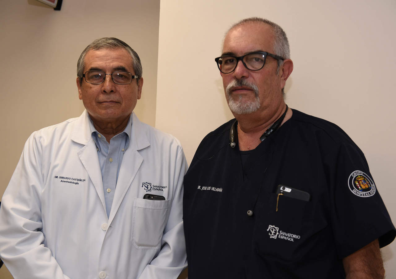 Dr. Gerardo Castañeda y Dr. José Luis Villafaña.
