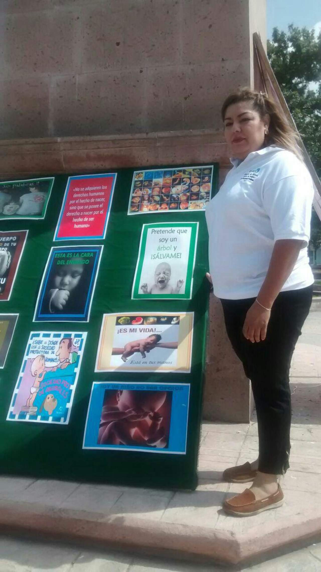 Operación Familia, Coahuila a Favor de la Vida y el Centro de Ayuda a la Mujer, se reunieron el día de hoy en una plaza ubicada en el bulevar Francisco Coss. (EL SIGLO COAHUILA) 