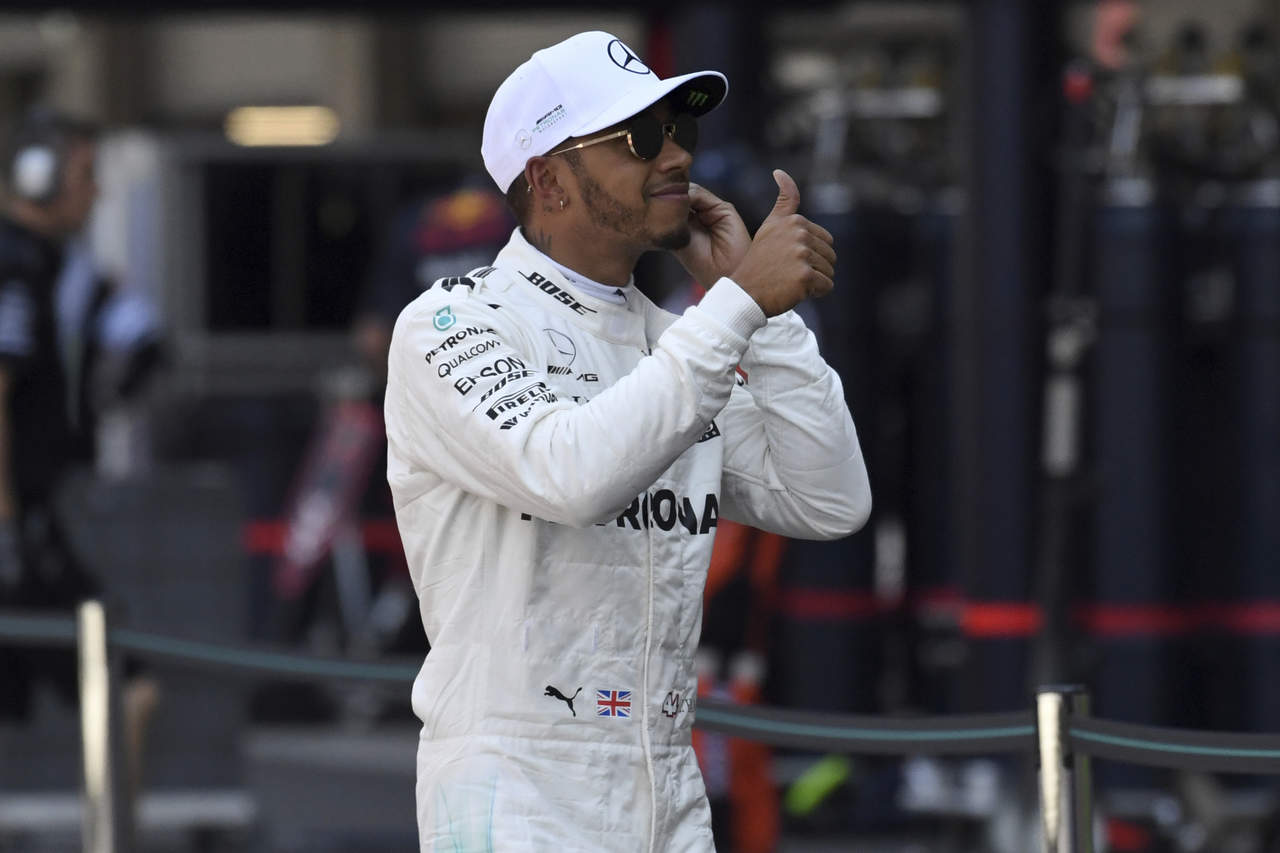 Lewis Hamilton largará desde la tercera posición en el Gran Premio de México. (AP)