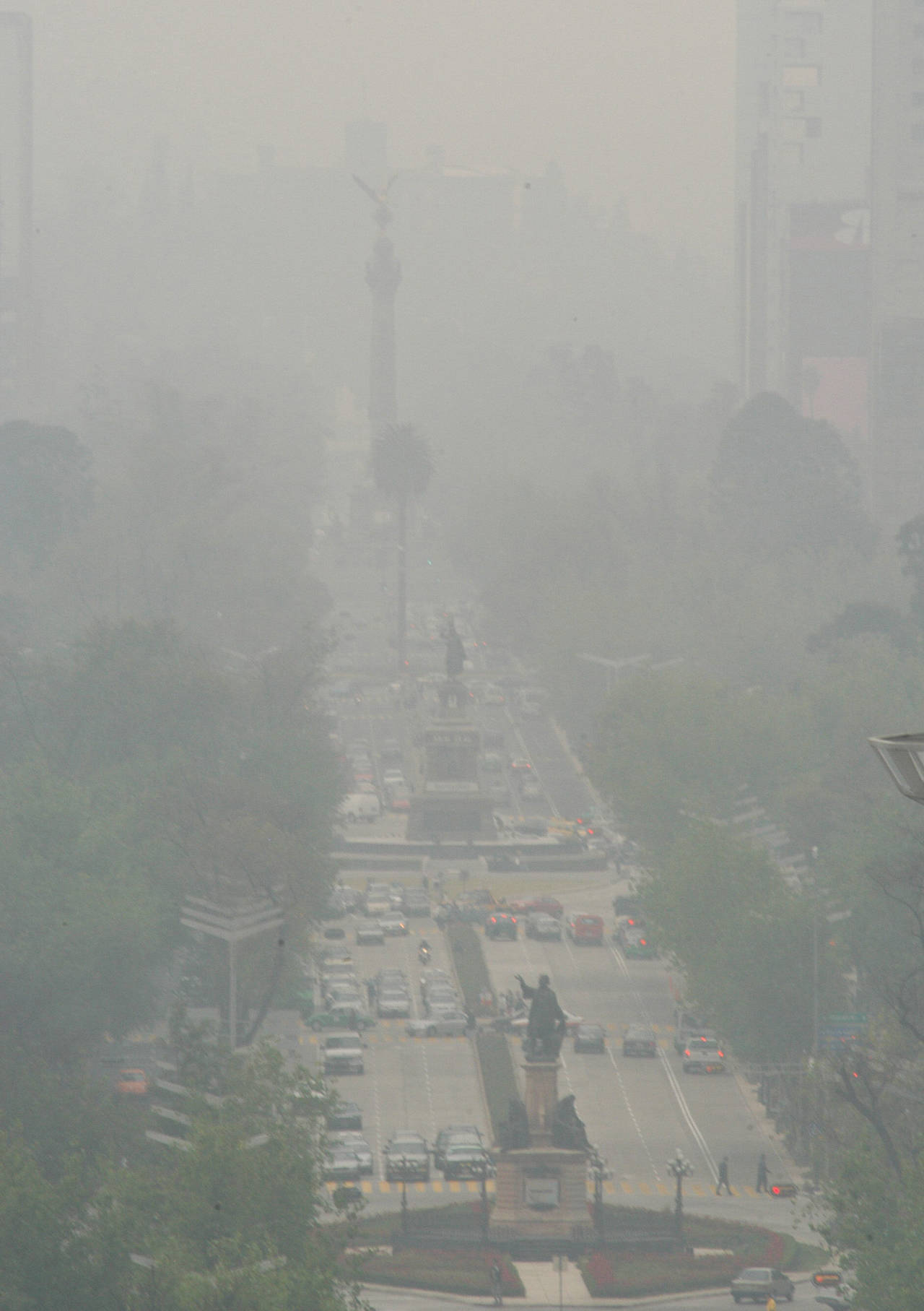 Crítico.  La mala calidad del aire de la Ciudad de México, es un ejemplo de esta crisis. (EFE)