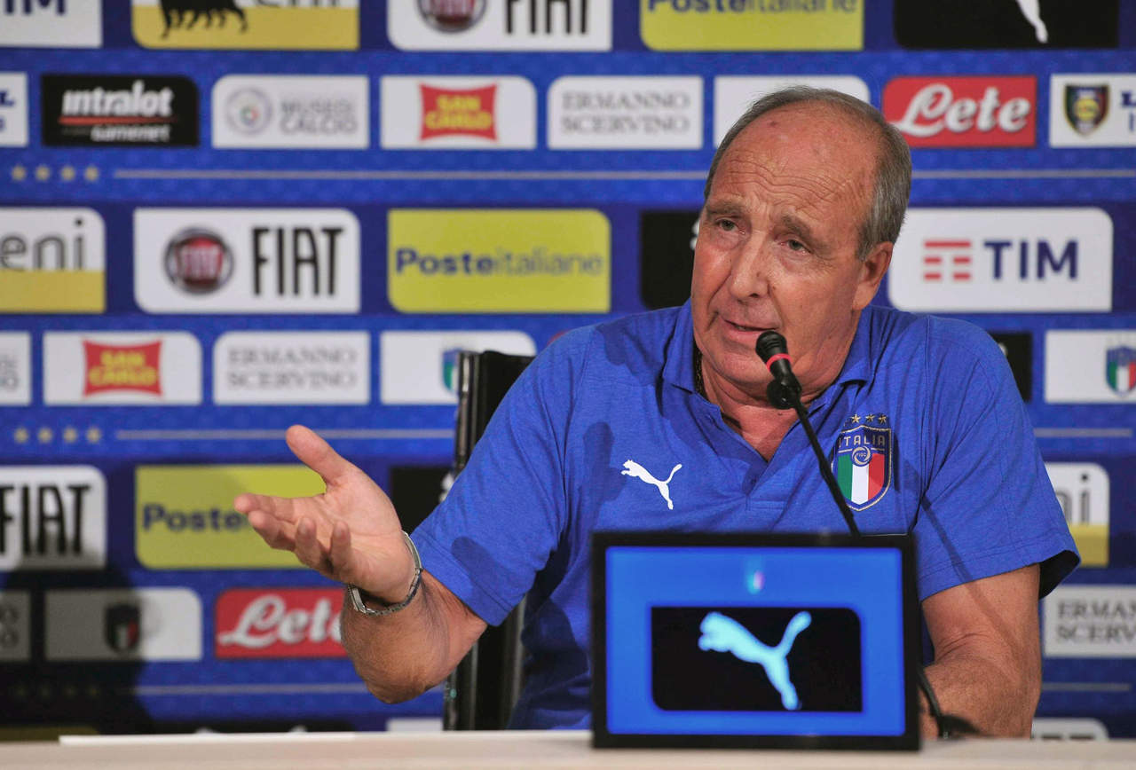 Gian Piero Ventura atendió a los medios de comunicación en conferencia de prensa previo al partido que disputarán el viernes ante Suecia.
