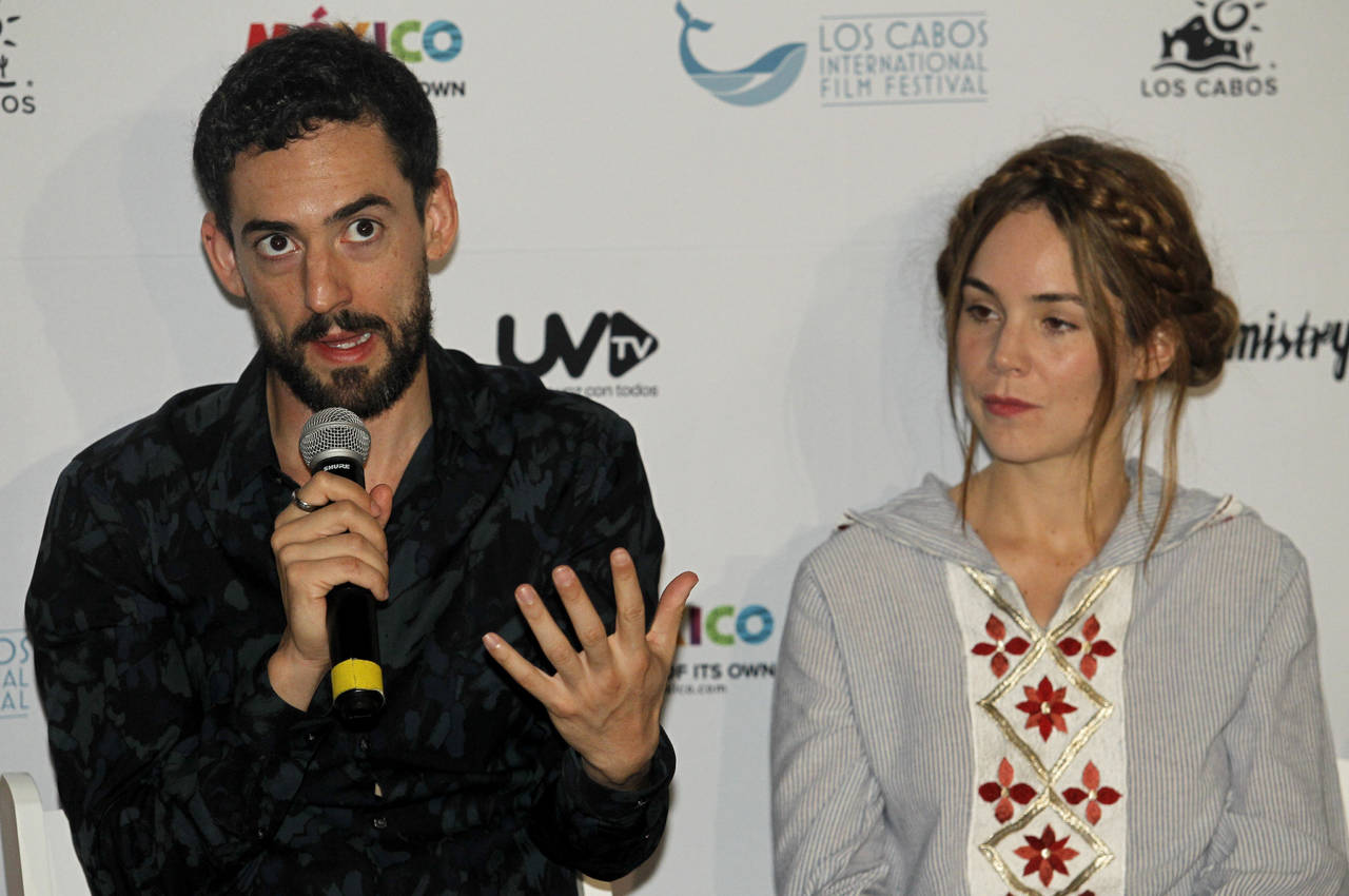 Filme. El actor Luis Gerardo Méndez y la actriz Camila Sodi presentaron la película en el Festival de Cine de Los Cabos.