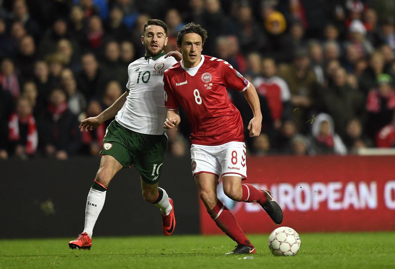 Las selecciones de Irlanda y Dinamarca empataron a cero en el partido de ida, disputado en la capital danesa. Se juegan el último boleto de Europa